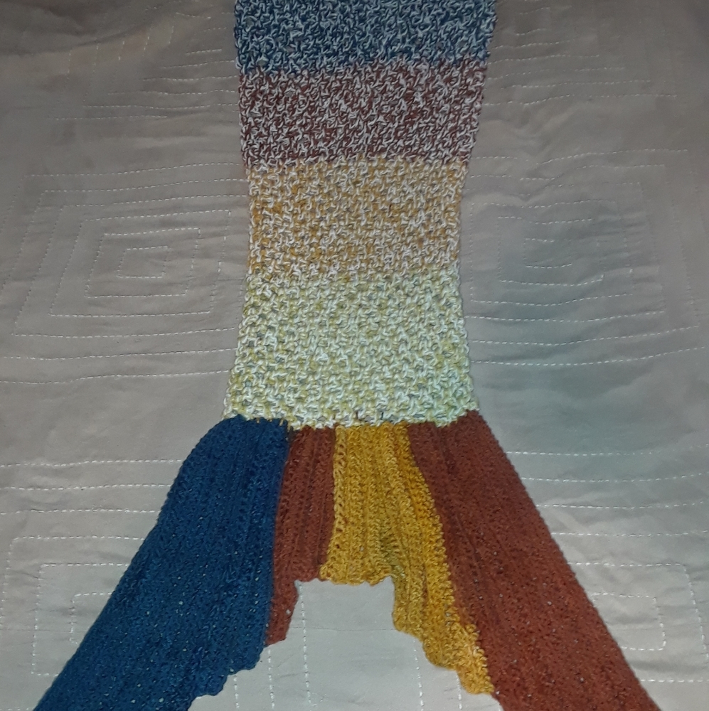 Mermaid tail blanket